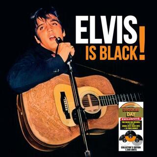 PRESLEY - Elvis Is Black (Limited Half/half Effect Orange, Silver &amp; White / Black Vinyl)