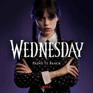 SOUNDTRACK - Paint It Black / Wednesday Theme Song - Original Series Soundtrack (Limited Transparent Purple Coloured Vinyl)