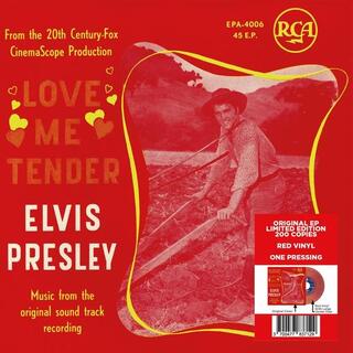 PRESLEY - Ep Etranger No.14 - Love Me Tender (Belgium) (Red 7”)