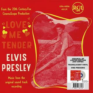 PRESLEY - Ep Etranger No.14 - Love Me Tender (Belgium) (Translucent 7”)